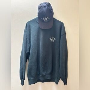 Garth Brooks World Tour Vintage Crewneck Sweatshirt XL & Snapback Hat
